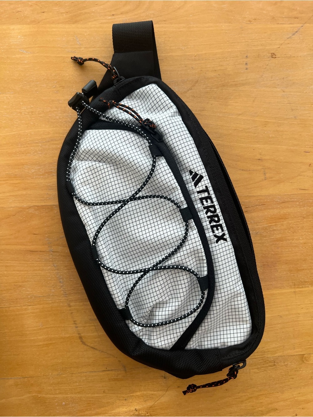adidas TERREX White and Black Sling Belt Bag